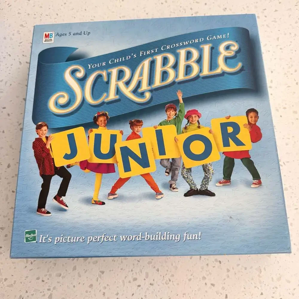 VTG Scrabble Junior Board Game by HASBRO